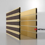 Планкен для забора Printec под дерево 120 mm RAL 1014 – покрытие матовое, толщина 0,45 мм в Красноярске | фото 3
