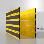 Планкен для забора Printec под дерево 120 mm RAL 1018 – покрытие полиэстер, толщина 0,45 мм в Красноярске | фото 3