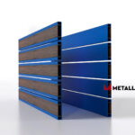 Планкен для забора Printec под дерево 120 mm RAL 5005 – покрытие порошковое, толщина 0,45 мм в Красноярске | фото 4