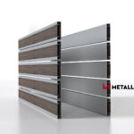Планкен для забора Printec под дерево 120 mm RAL 7004 – покрытие полиэстер, толщина 0,45 мм в Красноярске | фото 2