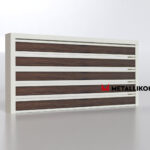 Планкен для забора Printec под дерево 120 mm RAL 9002 – покрытие матовое, толщина 0,45 мм в Красноярске | фото 3