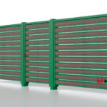 Планкен для забора Printec под дерево 120 mm RAL 6002 – покрытие полиэстер, толщина 0,45 мм в Красноярске | фото 5