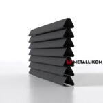 Ламели для забора жалюзи Premium U RAL 7024 – покрытие полиэстер, толщина 0,45 мм в Красноярске | фото 2